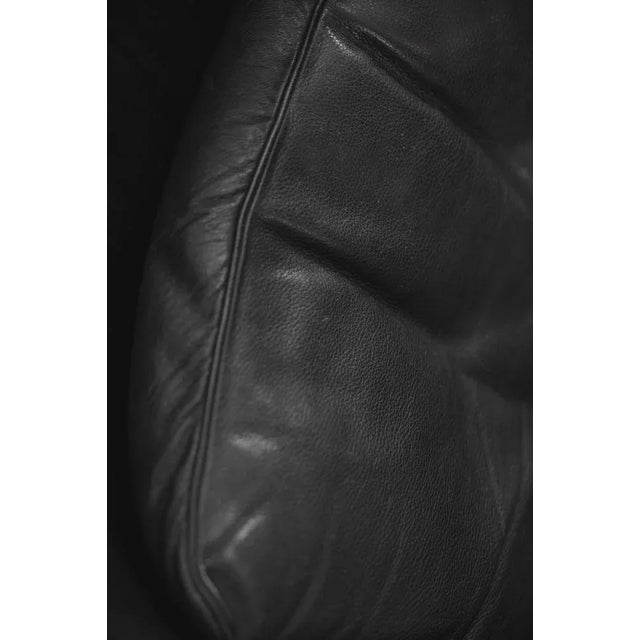 Black Leather DS-23 Wing Chair by Franz Josef Schulte for de Sede, 1980s For Sale - Image 8 of 18