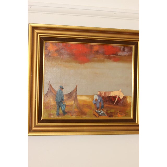 Kai Morten Glud, Sea View, 1950s, Oil, Framed For Sale - Image 5 of 10
