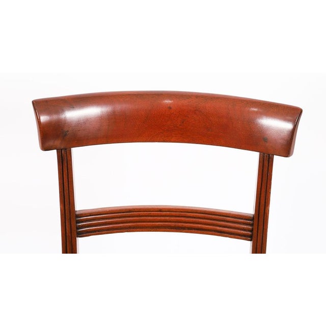 Antique Regency Dining Chairs, Set of 6 For Sale - Image 9 of 13