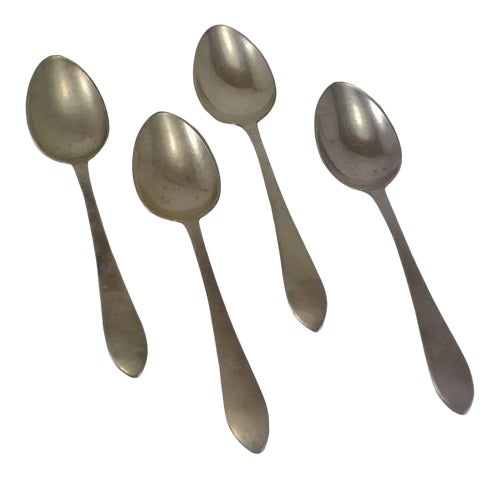 Tiffany Sterling Silver Faneuil Pattern Demitasse Spoons
