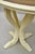Wood Vintage Hollywood Regency Gold Leaf Glass Kidney Bean Shaped Side Tables - Pair For Sale - Image 7 of 15
