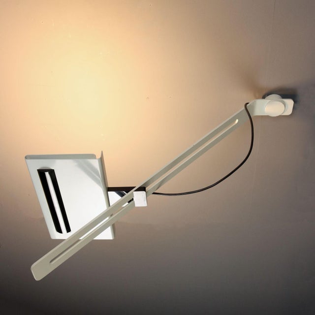Silver Domea Lamp attributed to Bruno Gecchelin for O-Luce For Sale - Image 8 of 8