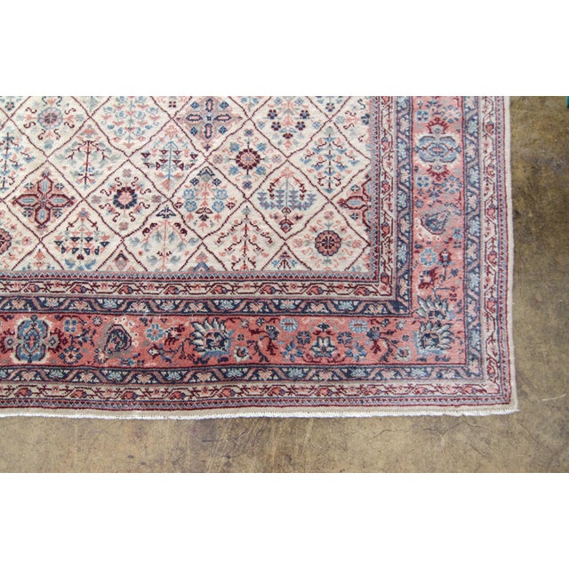 House of Séance - 1930s Vintage Sivas Hand-Knotted Rug - 5’11” X 9’ For Sale - Image 4 of 11