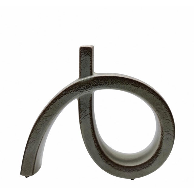 Ceramic Vintage Italian Ceramic Single-Flower Vase by Roberto Rigon for Bertoncello, 1970s For Sale - Image 7 of 7