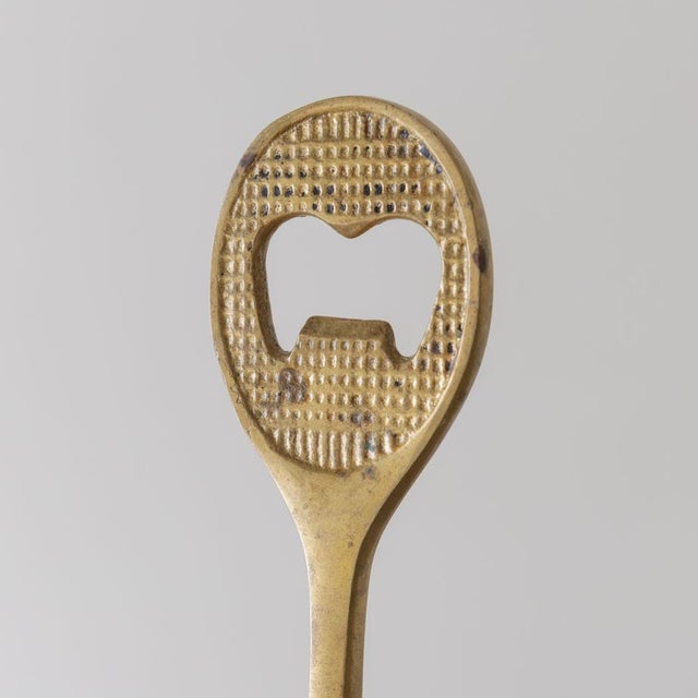 1950s French Brass Tennis Bottle Opener For Sale In Los Angeles - Image 6 of 8