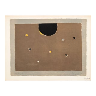 Manfred Schwartz "Somber Planet" Lithograph For Sale