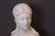 H. F. Iselin, Bust of a Woman, 1873, Carrara Marble For Sale - Image 12 of 17