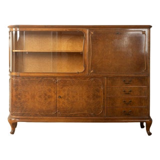Antique Art Deco Display Cabinet, 1930s For Sale
