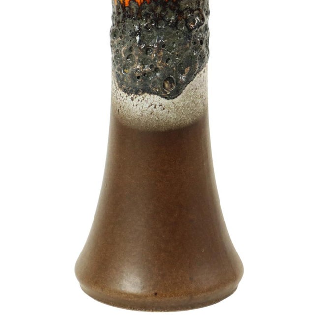 Vintage Fat Lava Vase from Jasba, West Germany, 1960s For Sale - Image 6 of 11