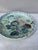 Large Majolica Morning Glory Plate Wasmuel, circa 1890. 9.5 inches diameter.