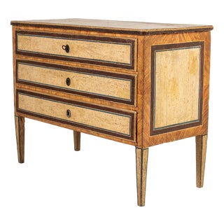 Antique Italian Painted Commode, 1700s For Sale