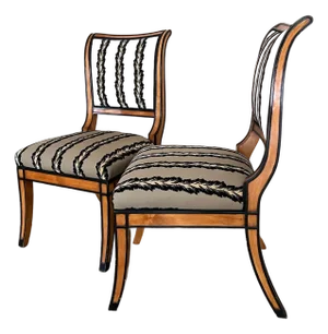 Luis Rossi Dining Chairs, Set of 2
