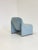 Vintage Alky Chair in Baby Blue Velvet by Anonima Castelli for Artifort, 1970s For Sale - Image 11 of 15