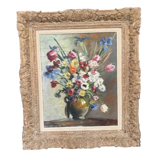 Bellenger, Still Life, 1920s, Oil on Canvas, Framed For Sale