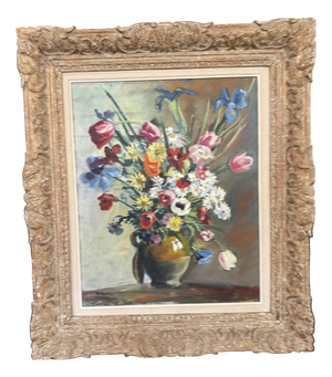 Bellenger, Still Life, 1920s, Oil on Canvas, Framed