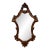 Midcentury Italian Rococo Style Mirror 25.75” X 11.25” For Sale