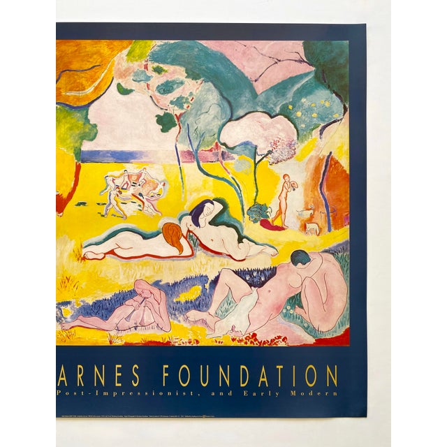 Henri Matisse Henri Matisse Vintage 1993 Lithograph Print French Modernist Poster " Le Bonheur De Vivre " 1906 For Sale - Image 4 of 10