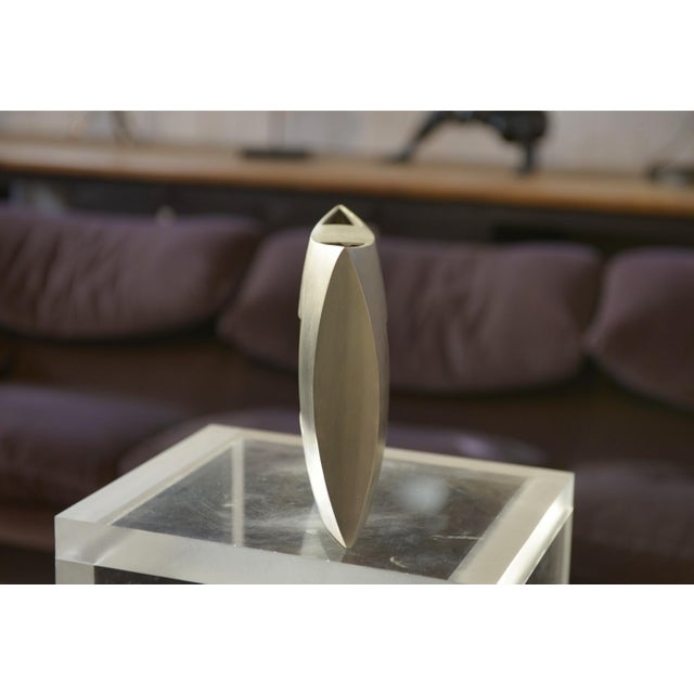 Decorative Metal Vase, 1990s For Sale - Image 3 of 9