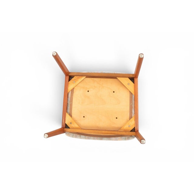 Mid 20th Century Set of Four 1960s Danish Teak Dining Chairs For Sale - Image 5 of 6