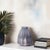 Cool Ice Blue Ribbed Vessel- Short For Sale In Chicago - Image 6 of 7