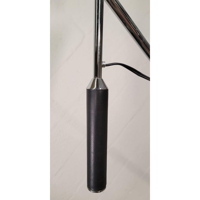 Mid-Century Modern Arteluce Single-Arm White Adjustable Floor Lamp For Sale - Image 3 of 12