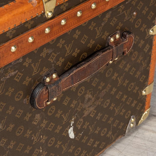20th Century Trunk in Monogram Canvas from Louis Vuitton, France, 1930s For Sale - Image 10 of 18