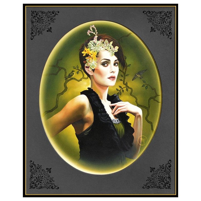 Message us to inquire about custom framing options! (Included for free with every purchase) The artwork here, "Mysterious...