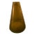 Vintage Olive Green Wobble Art Glass Vase – Sculptural Kinetic Design For Sale