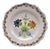19th-Century French Provincial Faience Hand-Painted Scalloped Plate For Sale