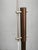 Vintage German Adjustable Oak and Metal Floor Lamp with Handmade Paper Shade, 1970s For Sale - Image 11 of 16
