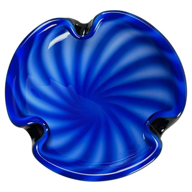 Murano Sommerso Glass Bowl by Alfredo Barbini, 1970s For Sale - Image 10 of 10