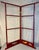 Beautiful chestnut-red lacquered antique Kimono Rack Stand made in Japan for G.T. Marsh and Co., a San Francisco Company...