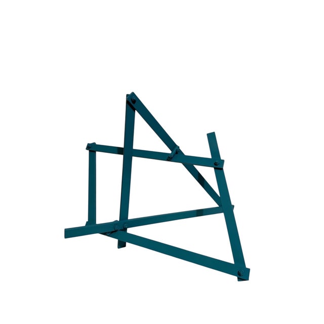 Larry Mohr, Bars II Sketch Painted Abstract Expressionist Geometric Sculpture Larry Mohr, 1982 For Sale - Image 15 of 18