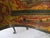 Antique Venetian Style Lacquered Wood Vanity Table and Desk With Folding Storage Wings and Mirror For Sale - Image 11 of 18