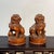 Add a touch of traditional Chinese charm to your desk or shelf with this exquisite pair of hand-carved miniature Guardian...