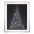 Holiday Jewel Tree Print Under Glass 23.5"H For Sale