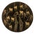 Vintage African Jungle Motif Wall Plate For Sale