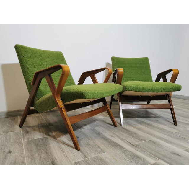 Set of Armchairs by Frantisek Jirak for Tatra, 1960s For Sale - Image 12 of 18