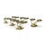 Pair of 1950s Vintage Jules Leleu French Art Deco Brass Wall Sconces For Sale - Image 9 of 9