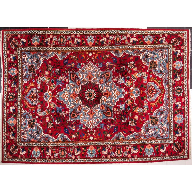 Middle Eastern Bakhtiar Rug For Sale - Image 10 of 10