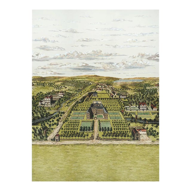 SAMPLE - Schumacher X Johnson Hartig Mr. Darcy's 3 Panel Set In Pemberly Green For Sale