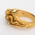 Metal Panther Snake Nest Ring Vintage 18k Yellow Gold Heavy 37 Grammes Men''s Jewellery size 11 For Sale - Image 7 of 7