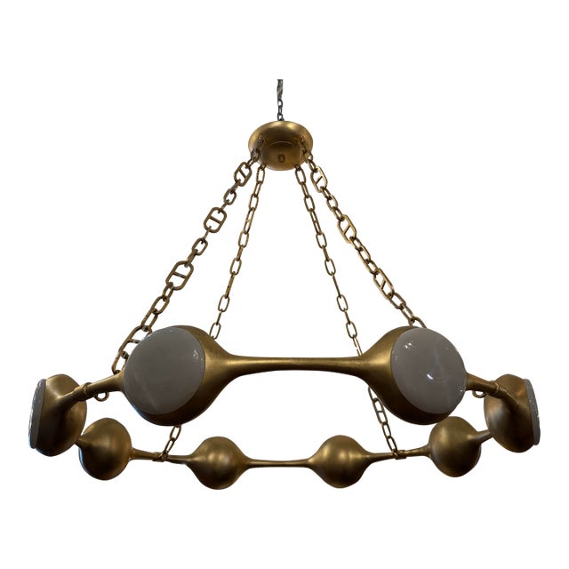 Contemporary Noz Nozawa for Corbett Lighting Riviere Chandelier For Sale - Image 3 of 15