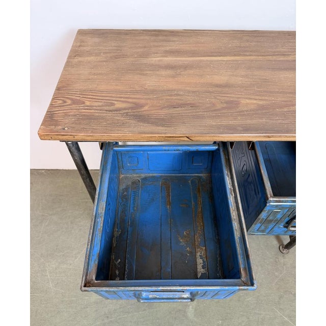 Vintage Industrial Worktable, 1960s For Sale - Image 15 of 18
