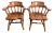 Vintage Ethan Allen Rock Maple Captain's Chairs - Heirloom Collection For Sale