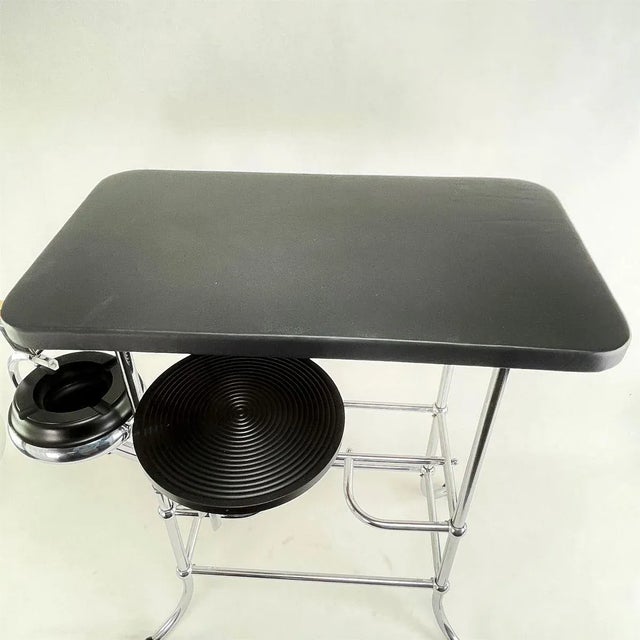 Large Art Deco Smoking Table with Ashtray For Sale - Image 3 of 7