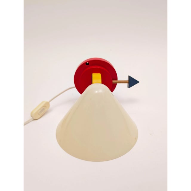 Ettore Sottsass 1990s Ettore Sottsass Style Table Lamps "Stoj " Designed for Ikea Netherlands, Memphis Style - a Pair, Unmarked For Sale - Image 4 of 8