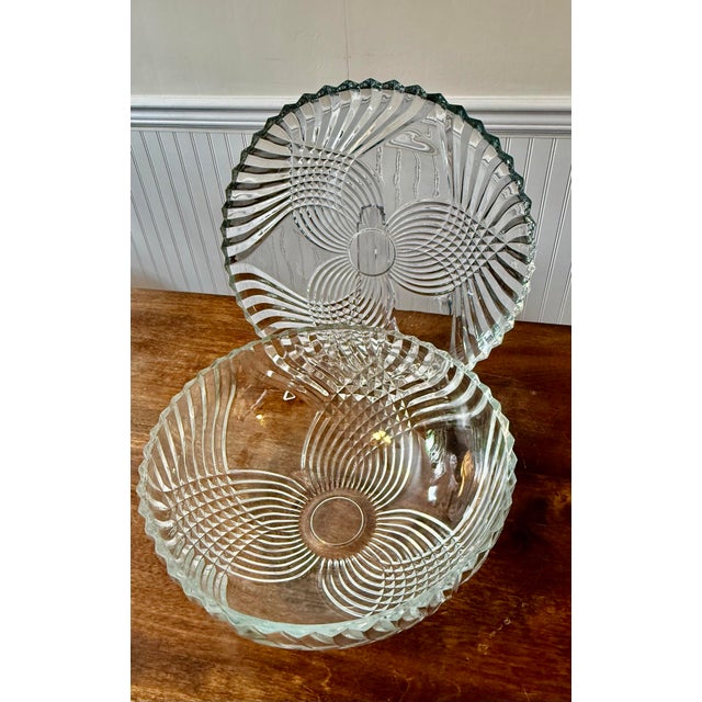 Late 20th Century Enchantment Bowl and Platter Set - 2pcs For Sale - Image 11 of 12