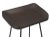 Spritely Home Accent Furniture Alton Backless Coffee 25.5" Counter Stool, Dark Brown For Sale - Image 4 of 8