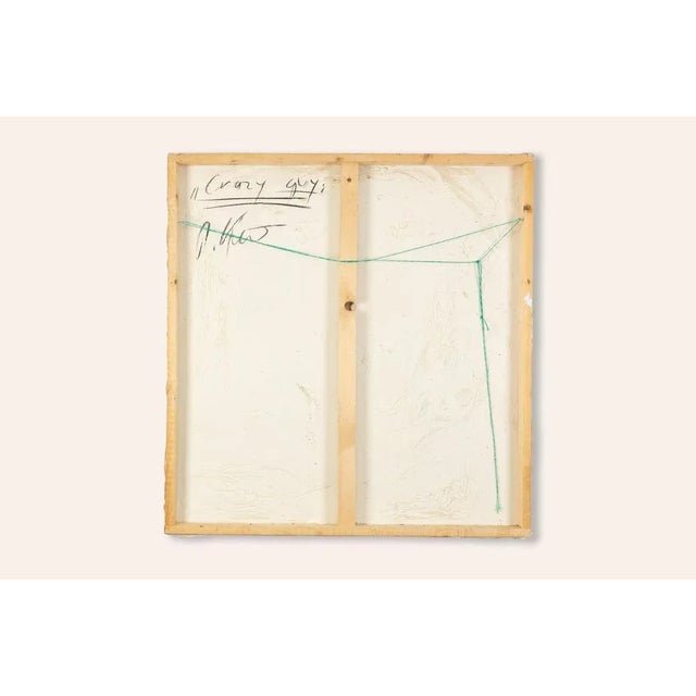 Crazy Guy, Acrylic on Canvas For Sale - Image 11 of 12